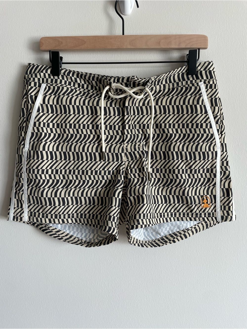 Dandy Del Mar The Stirata Swim Short - Albatross No Liner 3.5” long 31